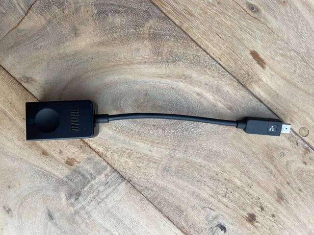GENUINE NEW LENOVO ThinkPad Ethernet Adapter Converter Cable £4.99 ...