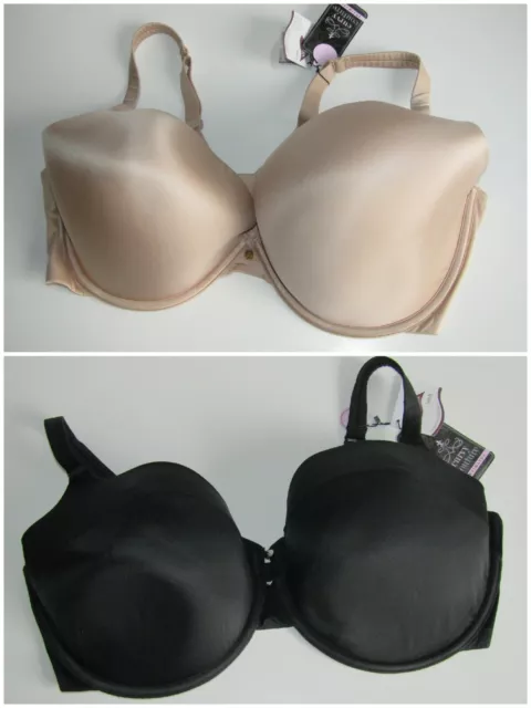 CURVY COUTURE INTIMATES Plus Size Women Bras Bombshell Nude Black