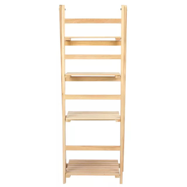 4 Tier Ladder Shelf Display Unit Home Bookcase Stand Plant Flower Storage Rack