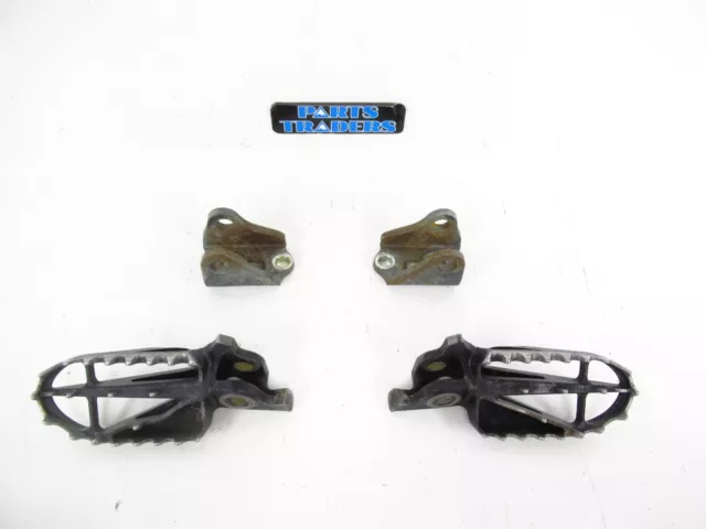 OEM Genuine Honda Foot Pegs + Mounts CR125 CR250 CRF250R CRF250X CRF450R CRF450X