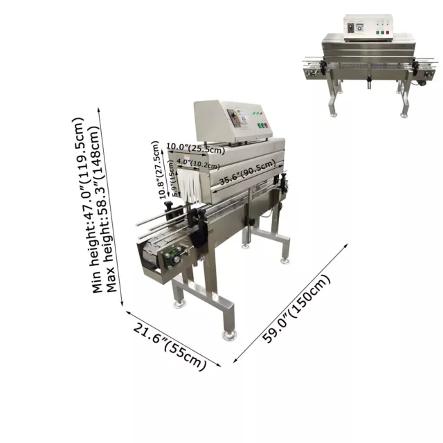 Auto Label Shrinking Machine Bottle Mouth Label Heat Shrink Labelling Machine