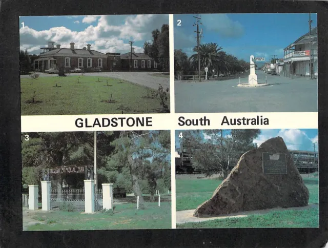 B3301 Australia SA Gladstone Memorial Pk Railway Station postcard