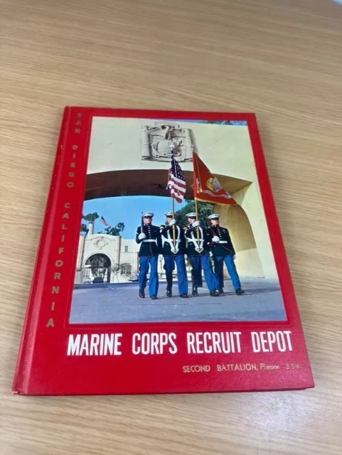 1962 Marine Corps Recruit Depot San Diego CA Yearbook 2nd Battalion/Platoon 254