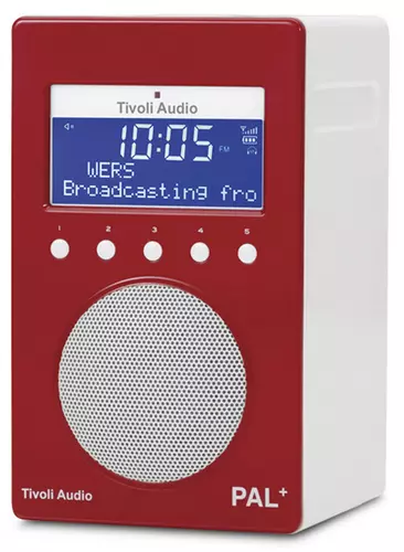 Tivoli Audio Pal+ Portable FM/DAB+ Radio Red