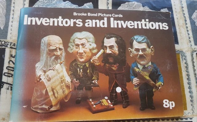 Archie's Inventions Card INVENTORS AND INVENTIONS Brooke Bond Tea Cards Complete Set in Original ...