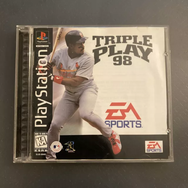 Triple Play 98 for Playstation PS1 Complete / CIB Tested