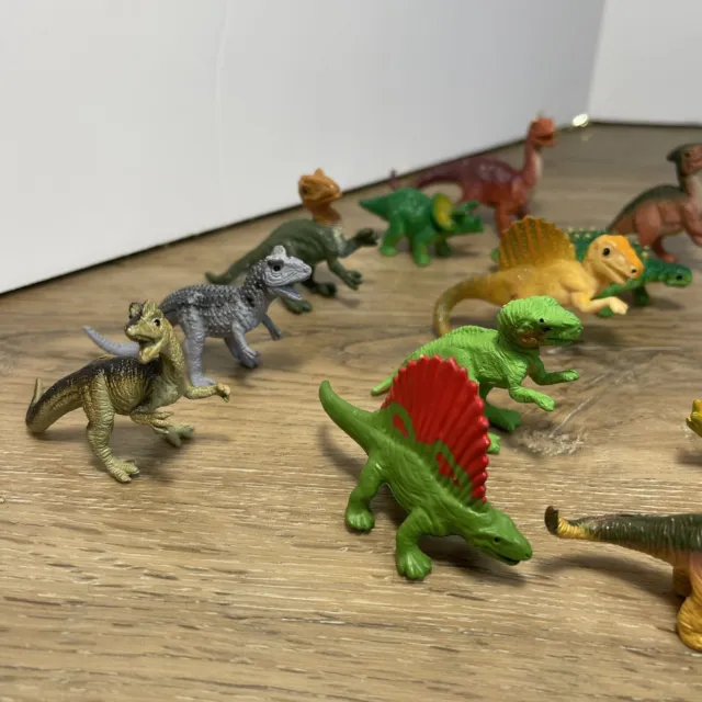 Safari Ltd Mixed Lot Dinosaur Mini Figure Lot of 18 Prehistoric Collectibles 3