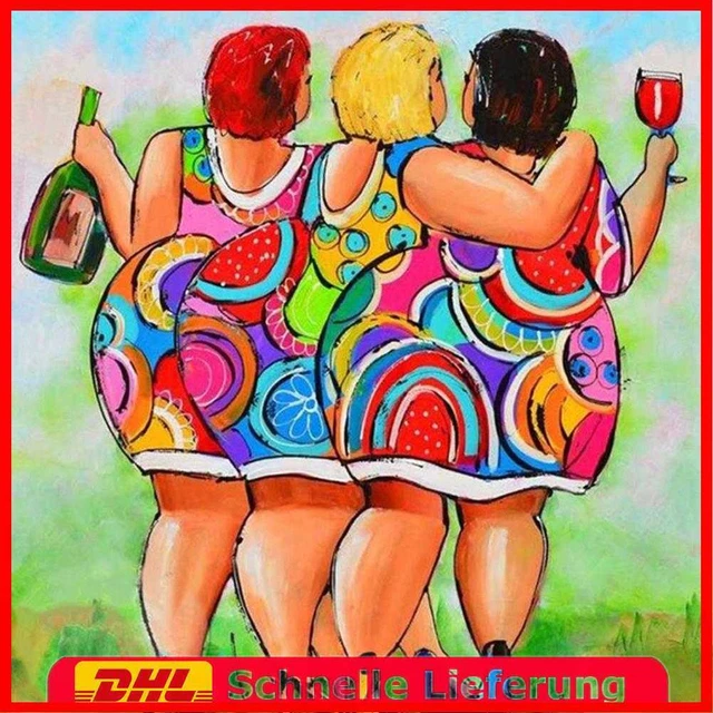 5D DIY Full Drill Diamond Painting Cartoon Women Cross Stitch Embroidery