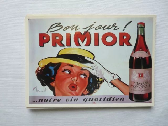 UNE CARTE POSTALE  Reproduction affiche pub de Raymond BRENOT