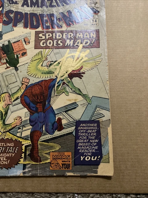 The Amazing Spider-Man 24 Signed Stan Lee low grade complete! no reserve!
