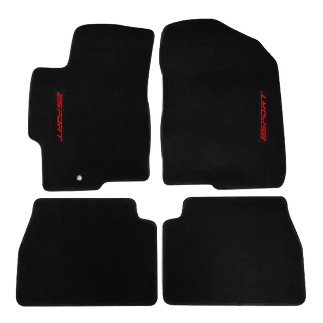 Fit 03-08 Mazda 6 Black Nylon Floor Mats Car Carpet Liner w/ red Sport 4PC Fit 03-08 Mazda 6 Black Nylon Floor Mats Car Carpet Liner w/ red Sport 4PC