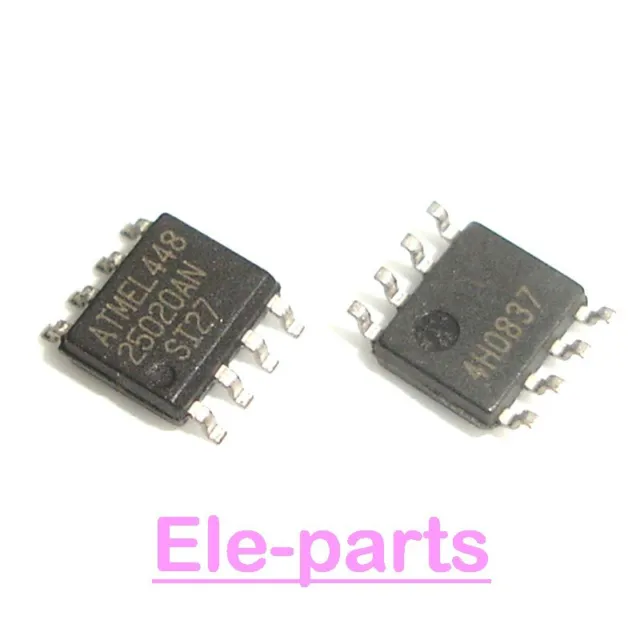 5 PCS AT25020AN-10SI-2.7 SOP-8 AT25020 25020AN SMD-8 SPI Serial EEPROMs Chip IC