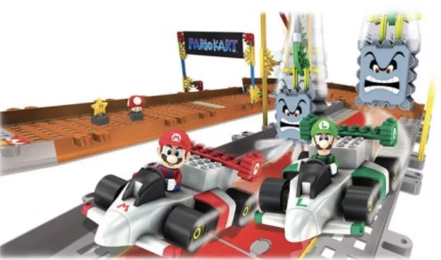 Nintendo Wii Mario Kart  Mario and Luigi at The Starting Line Building Set NEW! 2