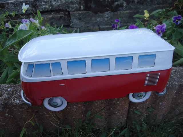 Boite à biscuits en métal VW Combi & phare breton - Chez Ty Kouign