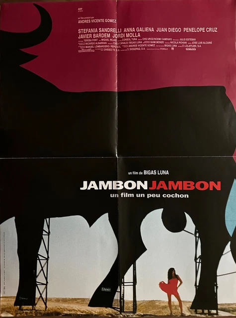 AFFICHE CIN MA JAMBON JAMBON 60x80cm Poster Pen lope Cruz Javier affiche-cin-ma-jambon-jambon-60x80cm-poster-pen-lope-cruz-javier