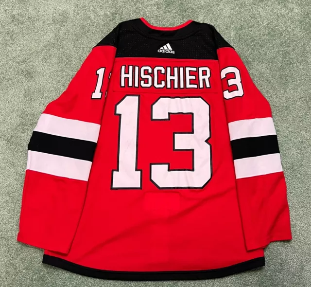 NHL Men's New Jersey Devils Nico Hischier #13 Breakaway Home Replica Jersey