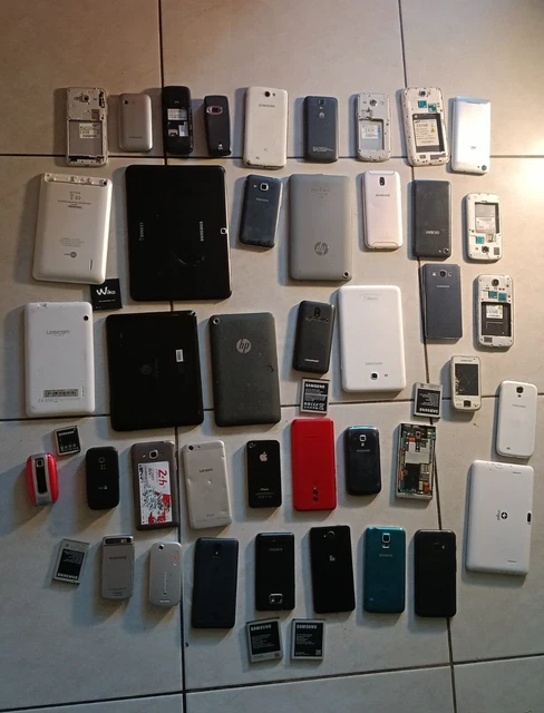 Lot De 7 Téléphones Portables Pour Pièces Détachées (Défectueux)
