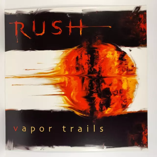 RUSH Vapor Trails ORIG 12x12 PROMO Flat POSTER Geddy Lee NEIL PEART Alex Lifeson