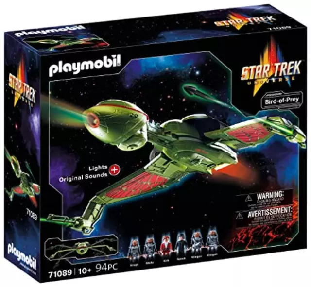 (TG. Taglia unica) PLAYMOBIL 71089 Star Trek - Klingon Bird-of-Prey, Astronave K