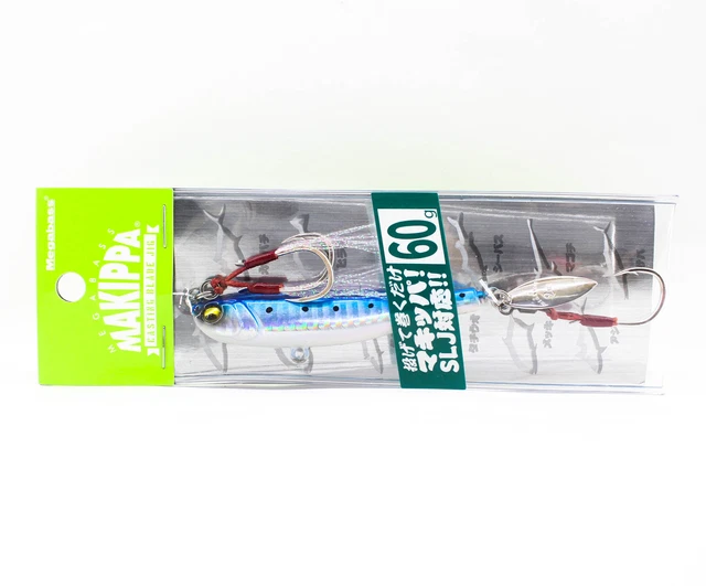 Megabass Metal Jig Makippa 60g Set Silver Pink Iwashi Japan Limited