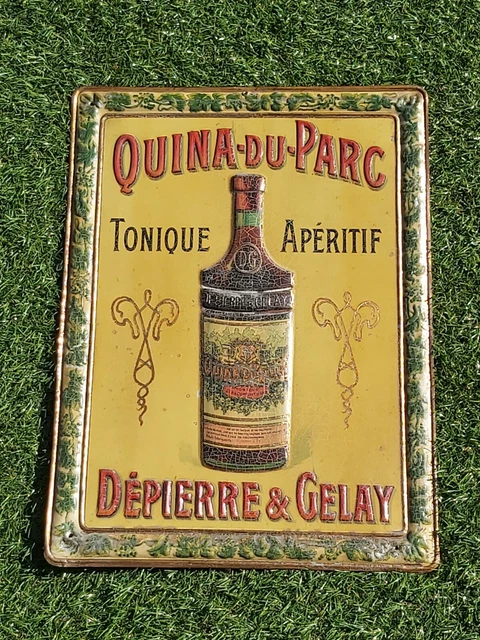 Tôle Lithographiée Publicitaire Ancienne