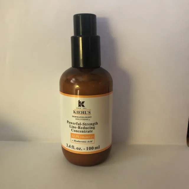 Kiehl's Powerful Strength Line Reducing Concentrate 12.5%  3.4oz / 100mL NWOB