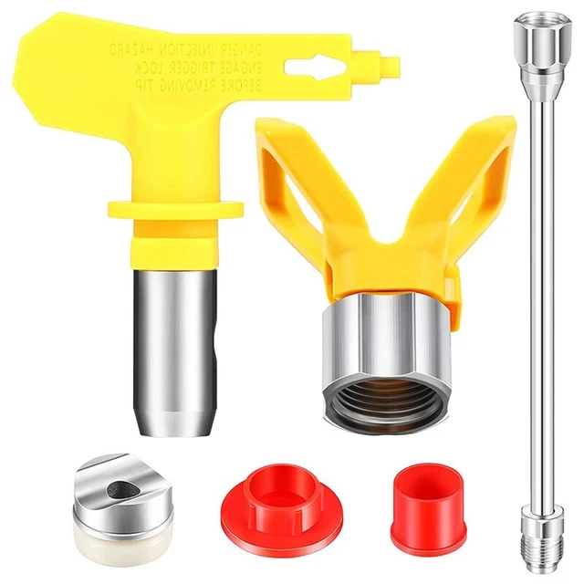 Set 4 pezzi spruzzatore a colori senza aria 11,8 pollici barra di prolunga con X2V5