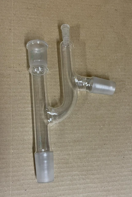 Pyrex Four Way Claisen Distillation Connecting Adapter 29/42 30/10