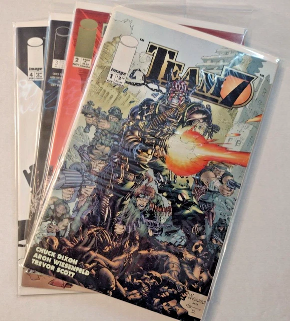 Image Team 7 Comic Books 1-4