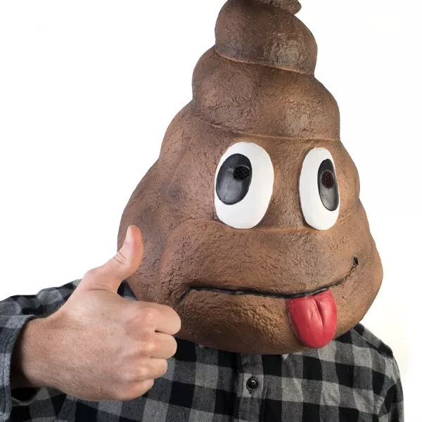 MadHeadz 💩 KOOLFACE POO EMOJI MASK 💩 Brand New 2