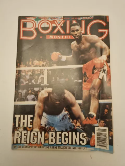 Boxing Monthly Lennox Lewis / Tony Tucker - June 1993 Vol. 5 Issue 2