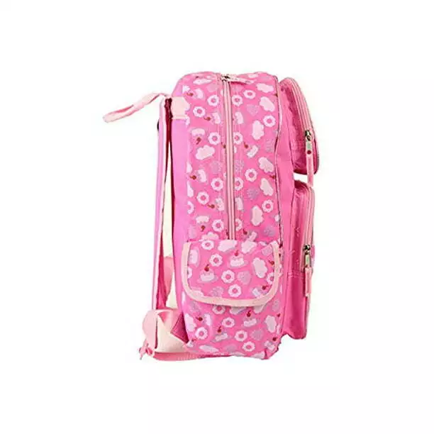 Hello Kitty Flowers Pink Cake Girls Backpack 16" 3