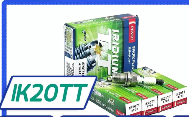 Ik20Tt (4702) Denso Iridium Tt Spark Plug Set Of 4 Vw Sharan 2.0 Lpg 04.06-03.10