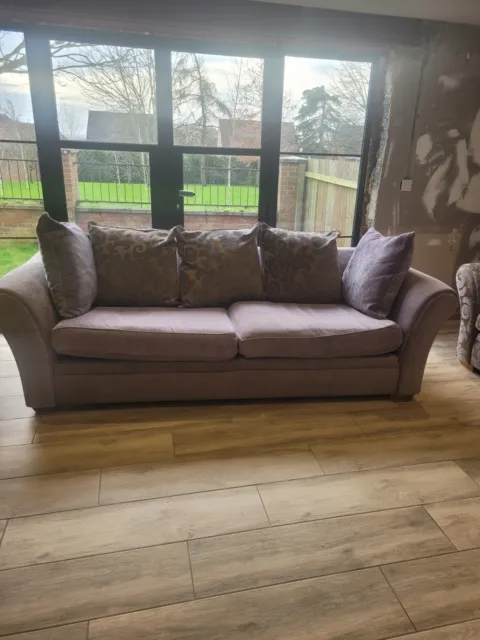 3 piece suite Consisting Of  2  X Snuggle  Chairs And I X 3 Seater Sofa
