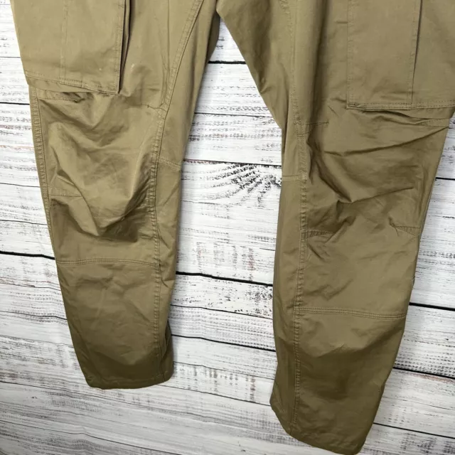 G-Star Raw Rovic Zip 3D Tapered Leg Khaki Beige Cargo Pants Men’s Size 42x32 3