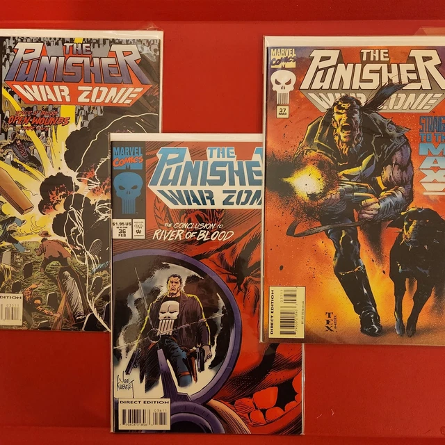 The Punisher: War Zone #1-41 (Missing #33) Annual #1 1992 Marvel Comic Books VF 12