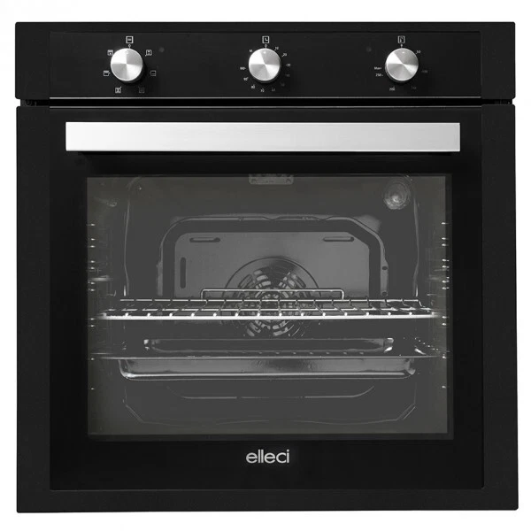 Elleci Plano FGSP60240NS Four Électrique Encastré Multifonctions Noir Classe A
