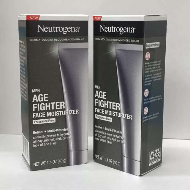 Neutrogena Age Fighter Men's Face Moisturizer - 1.4oz. Pack of 2