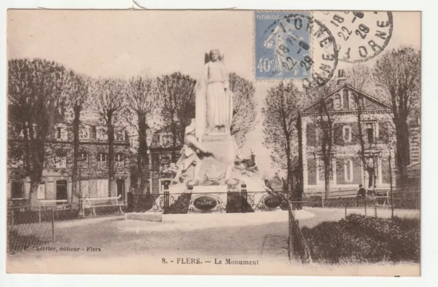 FLERS - Orne - CPA 61 - le Monument aux Morts