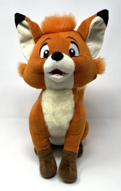Disney Store Tod The Fox and The Hound 14” Orange Plush Stuffed Animal Toy