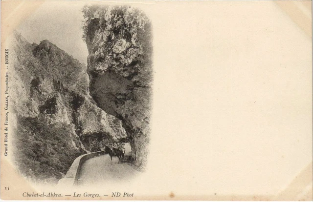 CPA AK Chabet-el-Akra - Les Gorges ALGERIE (1144986)
