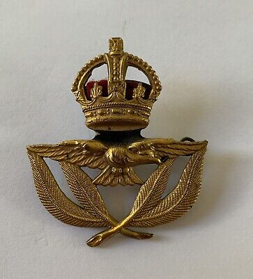 BRITISH ROYAL AIR Force RAF Warrant Officer Insignia Hat Badge £17.10 ...