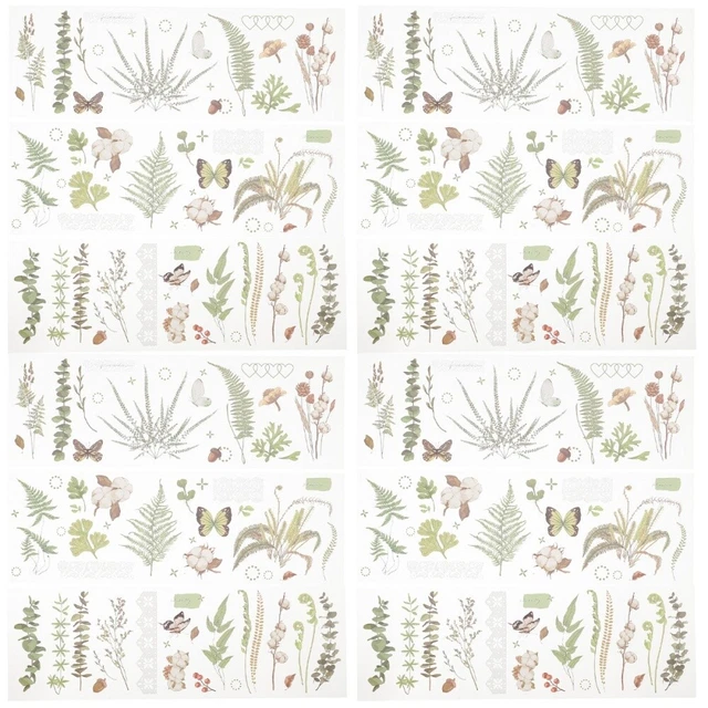 12 blätter Dekore Hochzeit Aufkleber Für Scrapbooking