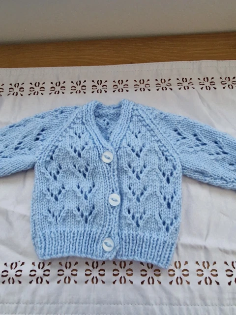 hand knitted baby cardigans