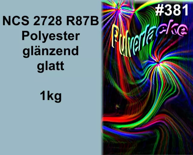 VERNICE IN POLVERE polvere rivestimento rivestimento verniciatura in polvere NCS 2728 R87B blu lucido