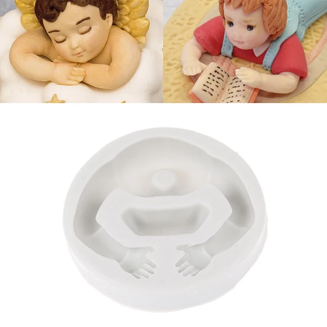 Brazos Molde de Silicona 3D Molde de Fondant Azucarería y Chocolate Decoración de Pasteles ToZ8