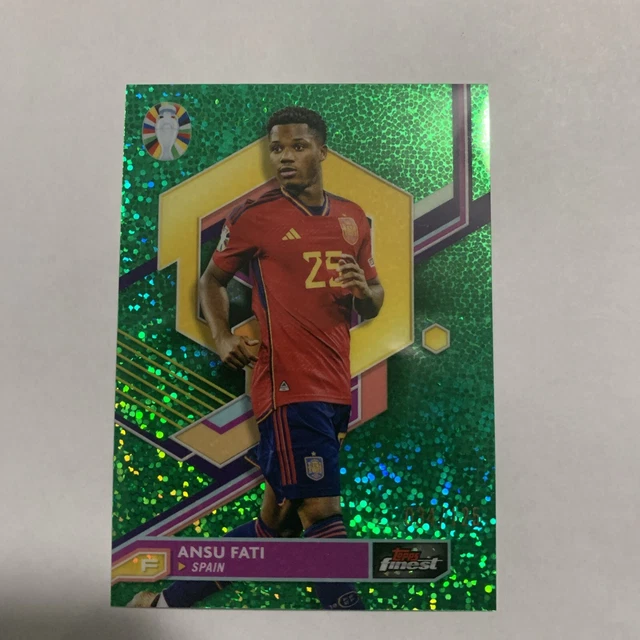 2023 TOPPS ANSU Fati, 34/125 !!! FINEST ROAD TO UEFA EURO 2025