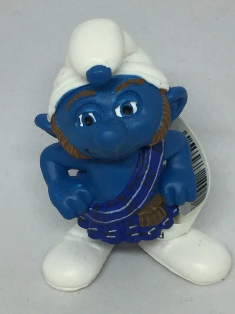 Ancienne Figurine Schtroumpf (Smurf) PVC Arc Et Cœur - Collection Vintage