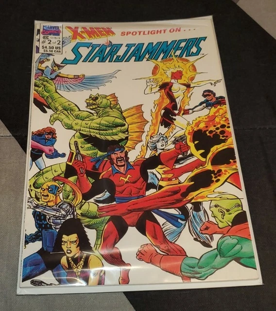 X-Men Spotlight on Starjammers #1 & 2 (Marvel Comics, 1990) Complete Set 2