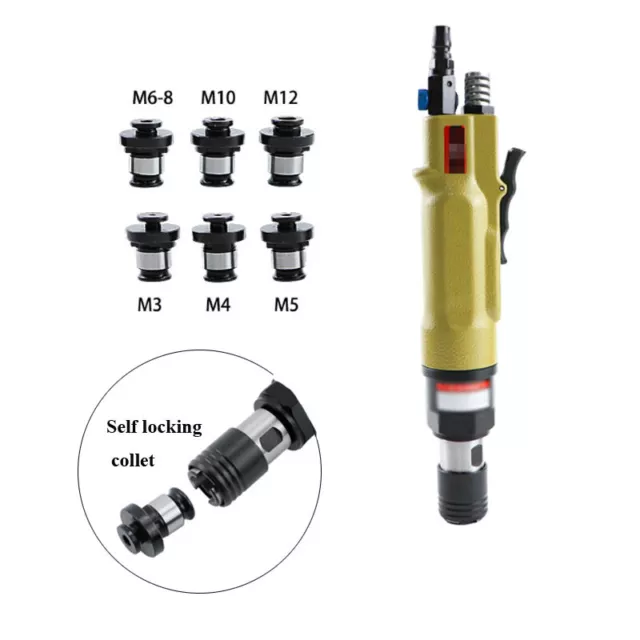 400/700RPM Pneumatic Tapping Machine M3-M12 Air Drill Tapper Tool Self-locking
